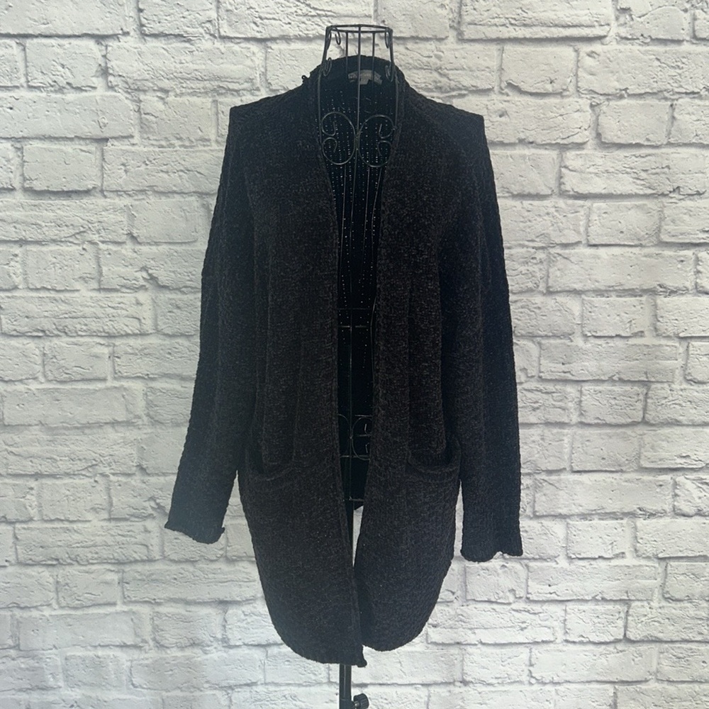 Wit and wisdom black knit cardigan